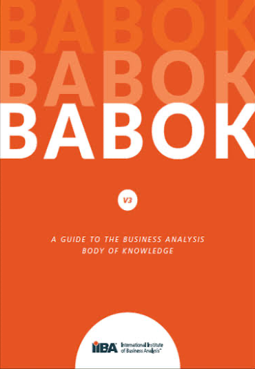 Marco de referencia: BABOK Guide v3, de IIBA