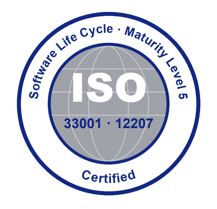ISO/IEC 33001:2015 e ISO/IEC/IEEE 12207:2017, nivel de madurez 5